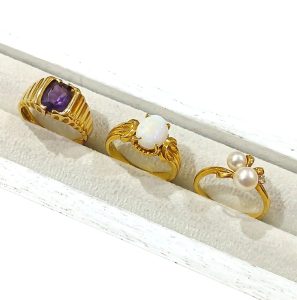 【K18ジュエリーまとめ】18金・アメジスト・オパール・パール・貴金属・アクセサリー