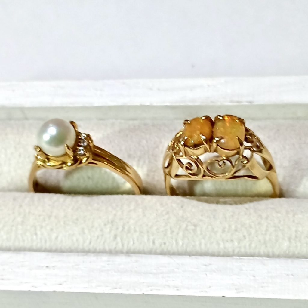 【K18ジュエリーリングまとめ】18金・パール・シトリン・貴金属・アクセサリー