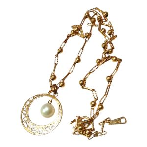 【K18ネックレス】18金・パール・貴金属・アクセサリー