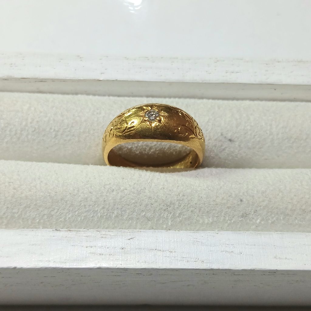 【K24ダイヤモンドリング】24金・純金・貴金属・アクセサリー・指輪