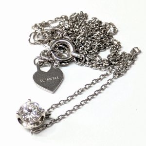 Pt850 プラチナ ネックレス ダイヤモンド