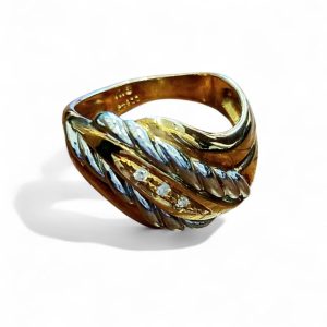 【貴金属】K18　 Pt900　コンビ　(18金　プラチナ900 コンビ)　リング ジュエリー アクセサリー