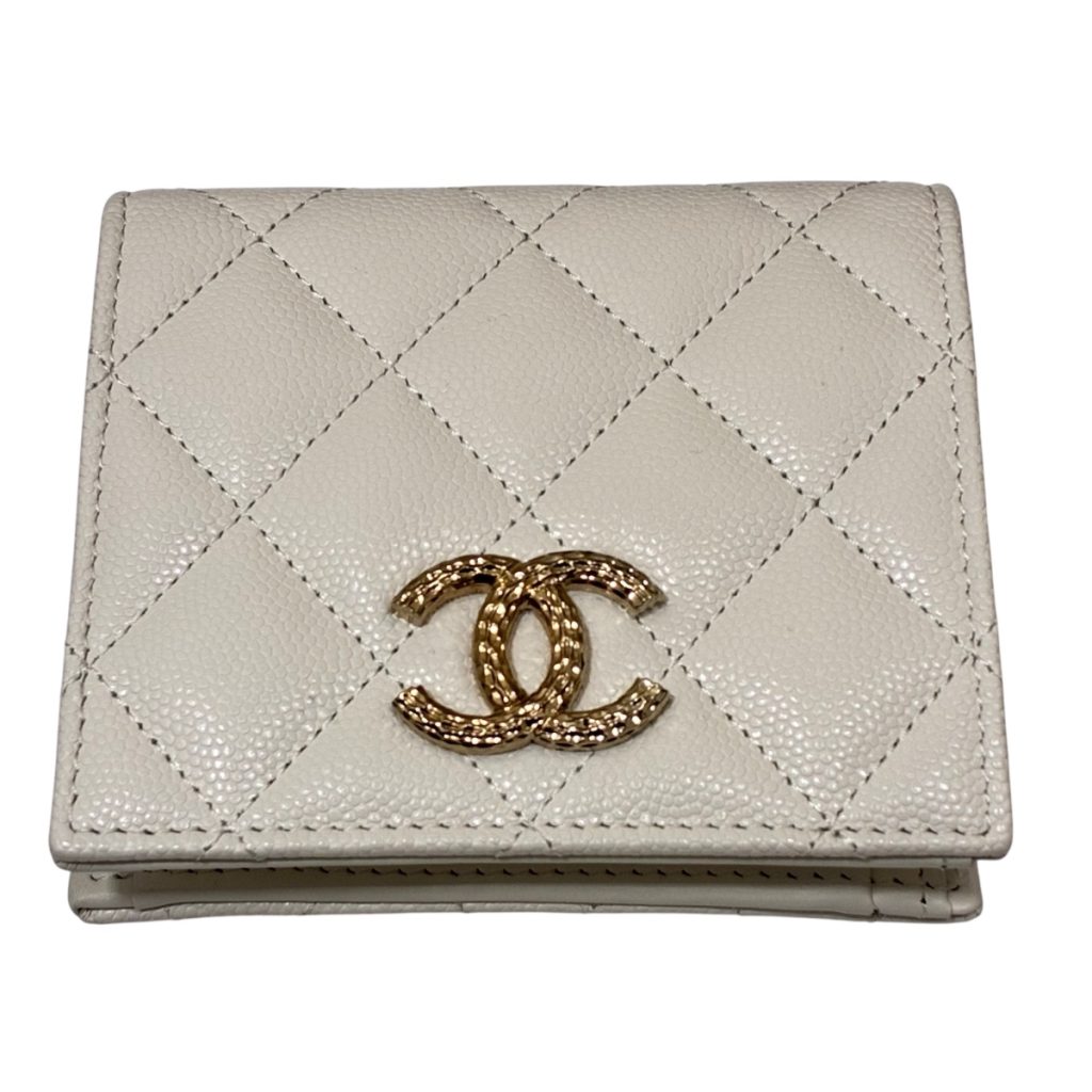 CHANEL シャネル マトラッセ ココマーク 財布　札幌市 東区 元町