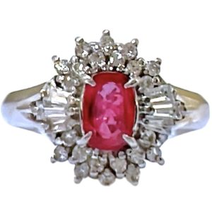 Pt900 ルビー リング アクセサリー