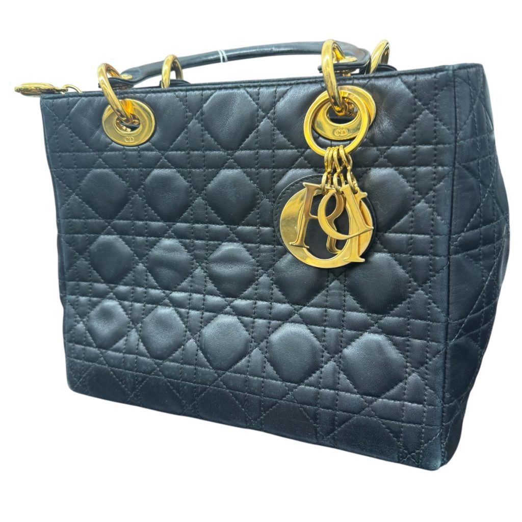 Dior レディディオール カナージュ ハンドバッグ