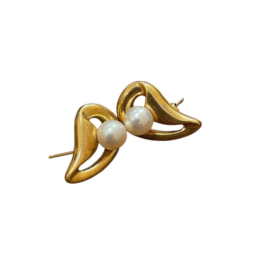 K18 18金 ピアス 真珠 パール