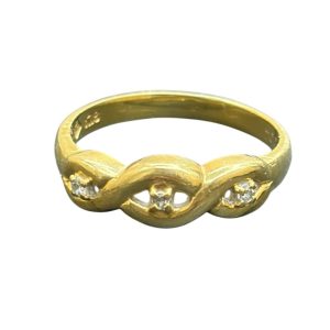 K18 750 リング MD0.2ct