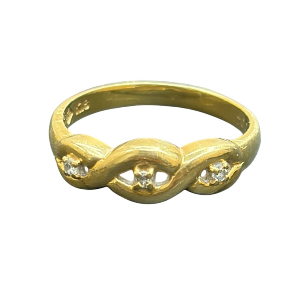 K18 750 リング MD0.2ct