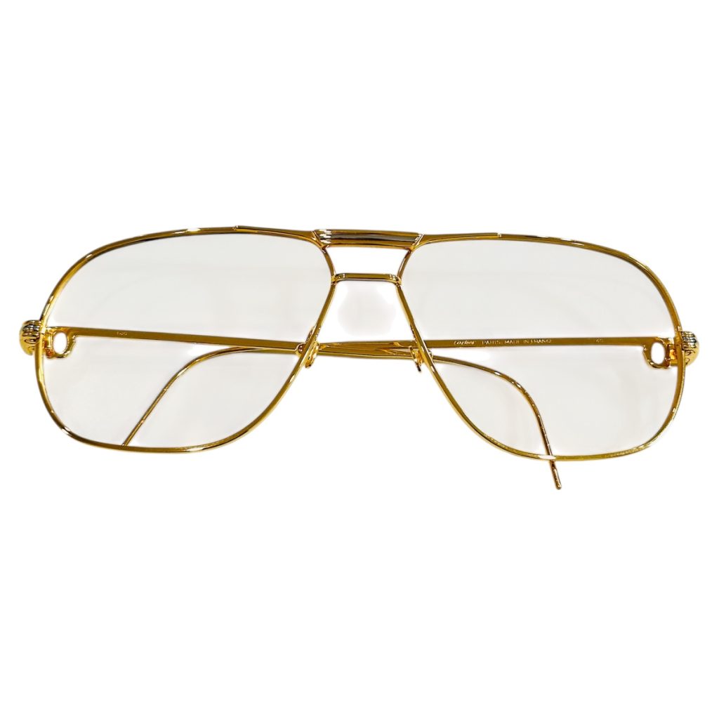 【Cartier】 カルティエ メガネフレーム K18