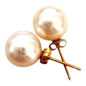 K18(18金) パール付きピアス 札幌市西区八軒