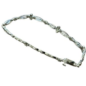 K18WG(18金ホワイトゴールド)ブレスレット