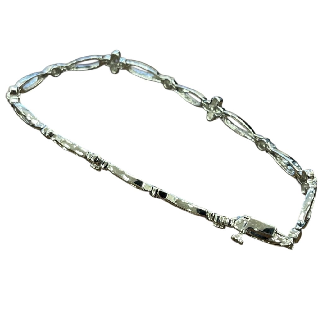 K18WG(18金ホワイトゴールド)ブレスレット