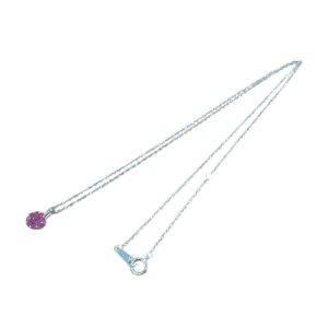 【K18WG (18金)】ルビー  ネックレス