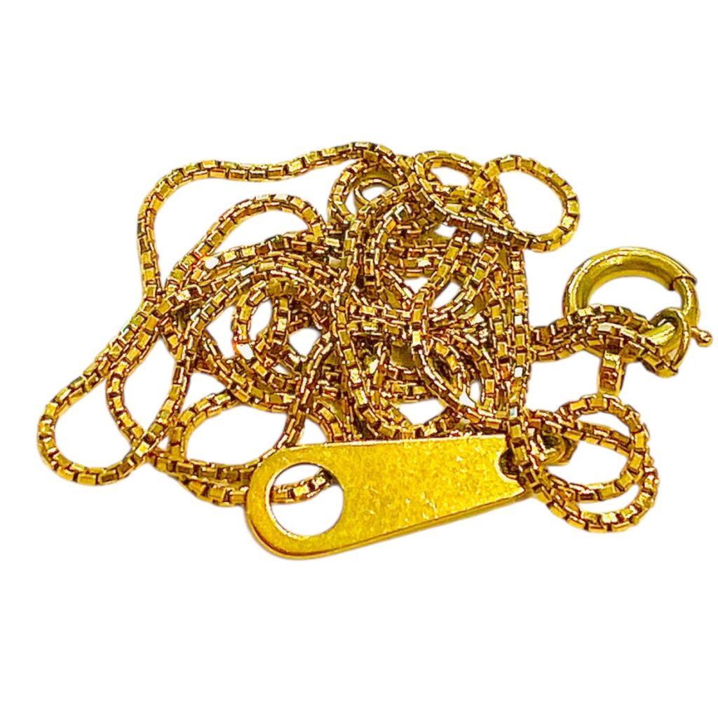 K18（18金）ベネチアンチェーンネックレス