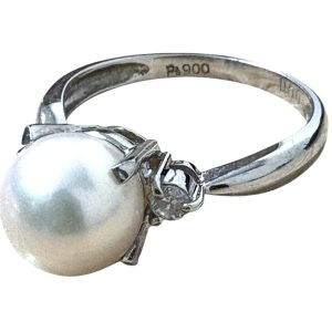 Pt900 パールリング