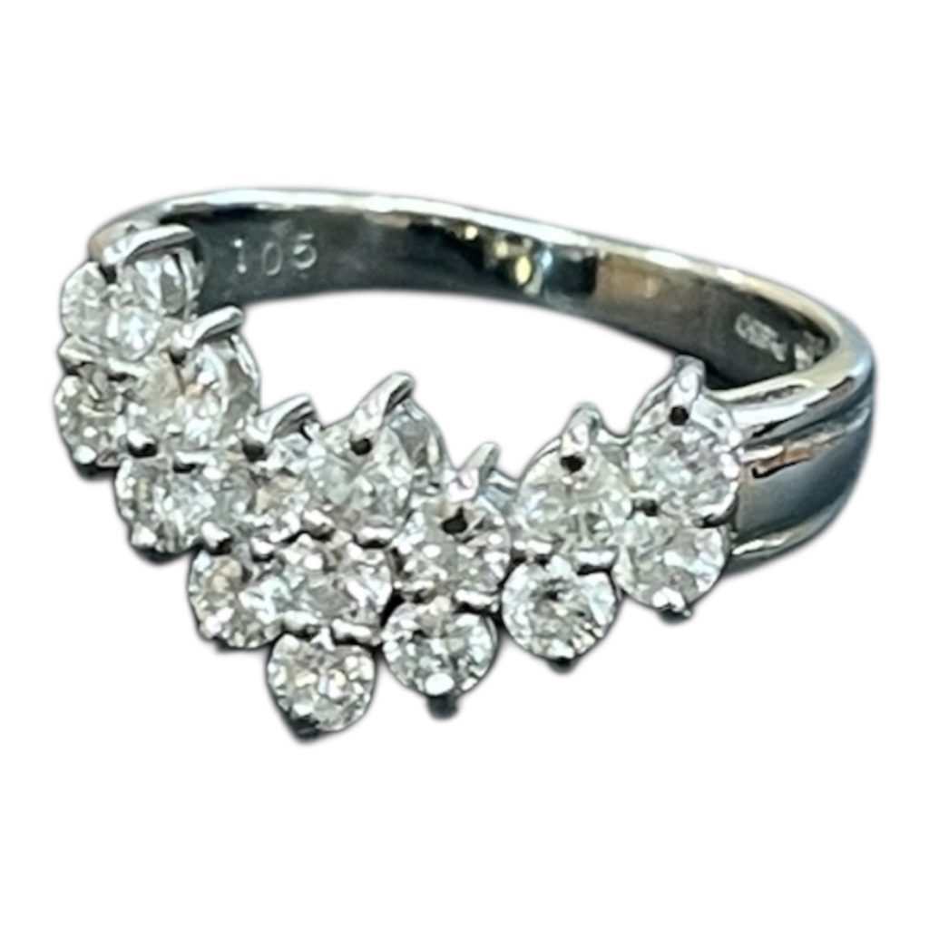 Pt850 メレダイヤリング