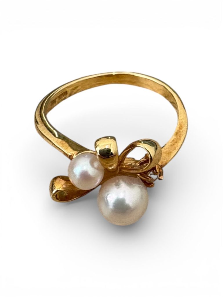 K18　パールリング