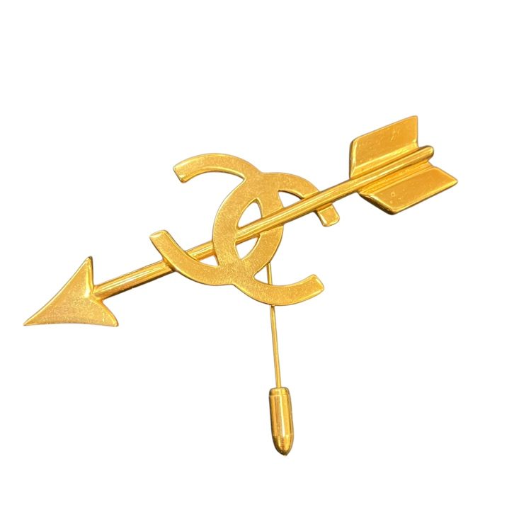 【ヴィンテージ ブローチ アロー】CHANEL【Dランク】