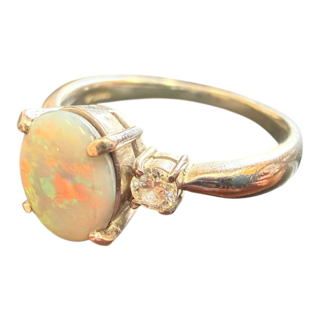 Pt850 石付リング