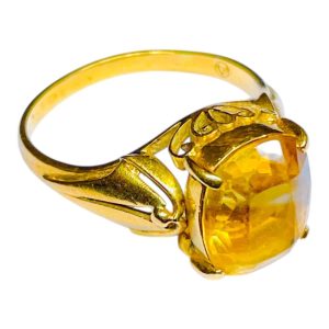 K18（18金）シトリン リング