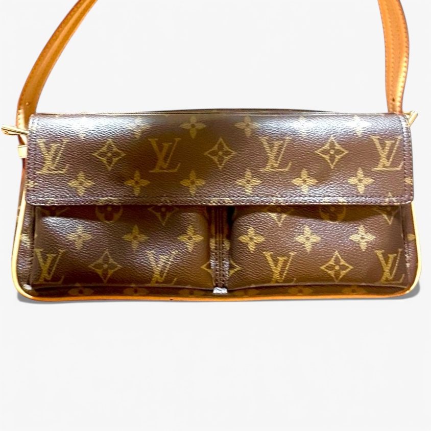 【ブランド】ルイヴィトン　ヴィバシテMM　モノグラム　ショルダーバッグ