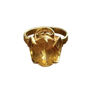 K18(18金)　石付　リング