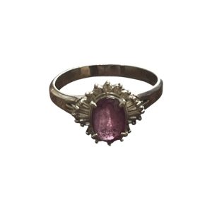 Pt900(プラチナ900)　石付　リング