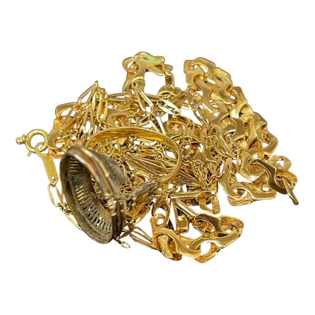 K18 アクセサリー まとめ ネックレス リング 指輪 買取