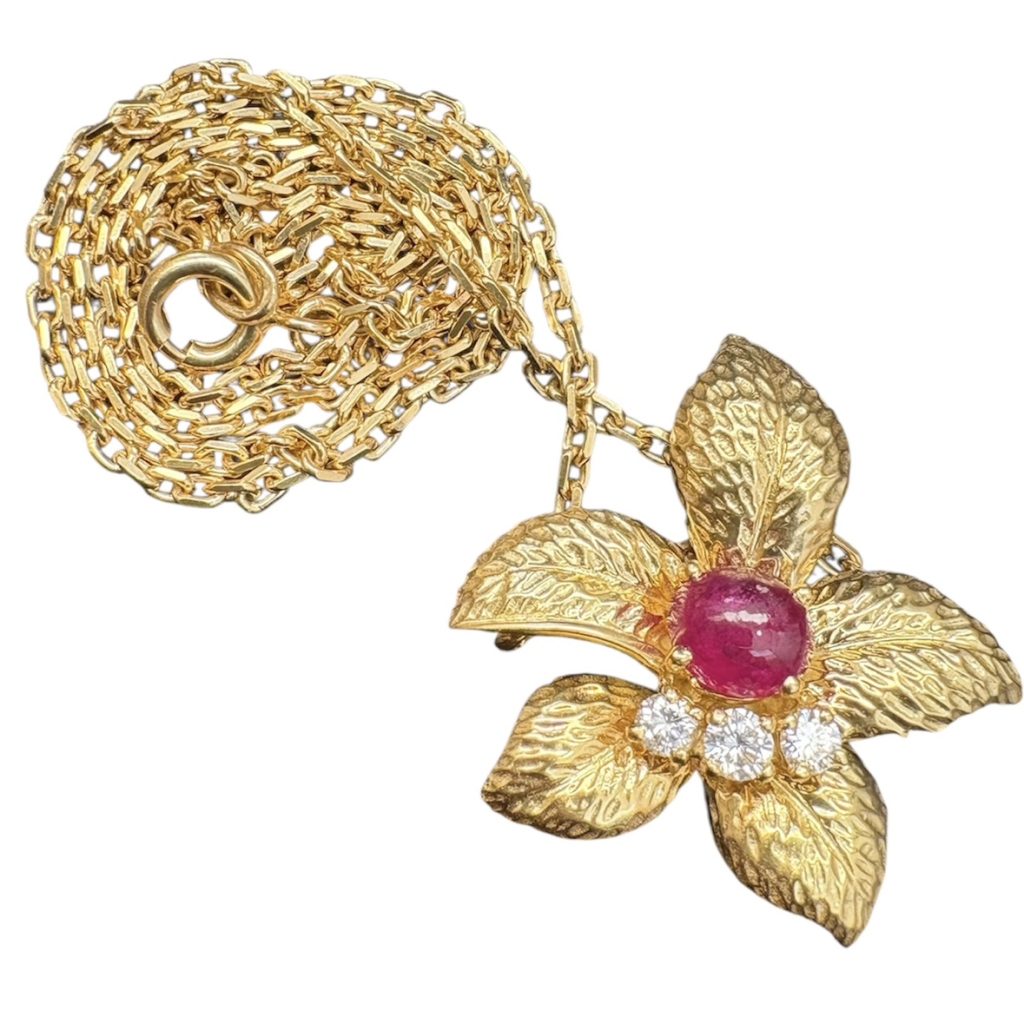 K18（18金）ネックレス 石あり