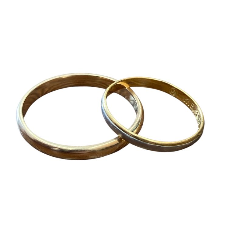 K18/Pt900 ペアリング　18金/プラチナ900