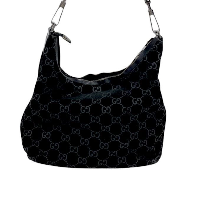 GUCCI グッチ GGスエード ショルダーバッグ