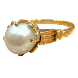 K18 18金 パール リング 山形市