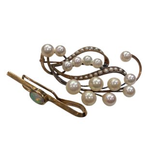 K14(14金)　タイピン＆ブローチ