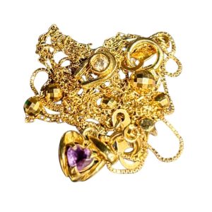 K18 ネックレス 石あり 18金 アクセサリー