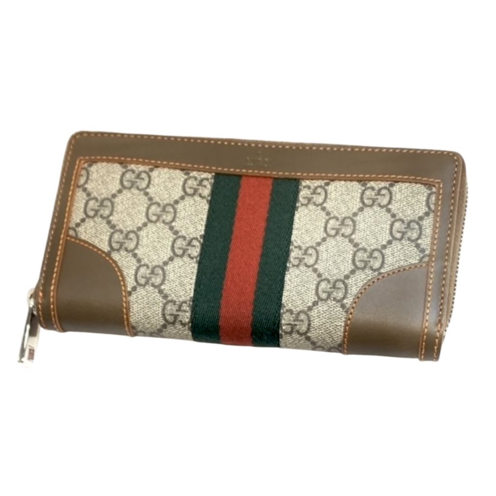 GUCCI グッチ GGスプリーム シェリーライン 財布