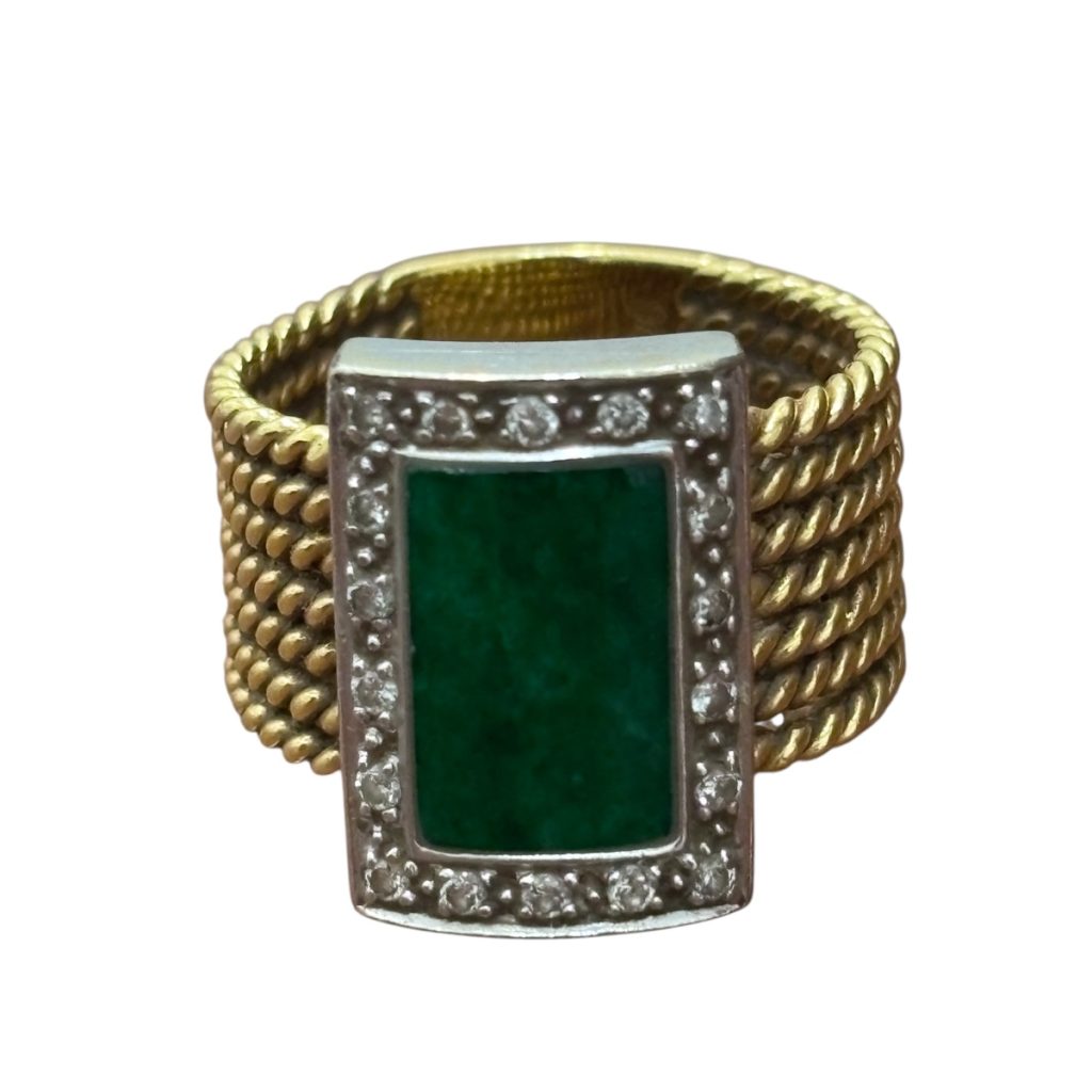 K18 (18金) リング 石付 貴金属