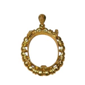 K18 トップ 石なし 18金 アクセサリー