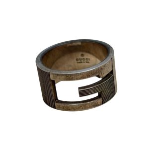 グッチ　Gロゴ　シルバーリング