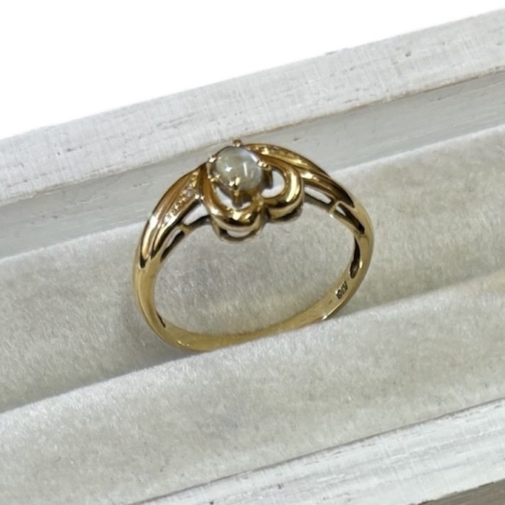 K18 18金 金 ゴールド メレダイヤ リング アクセサリー ジュエリー 貴金属