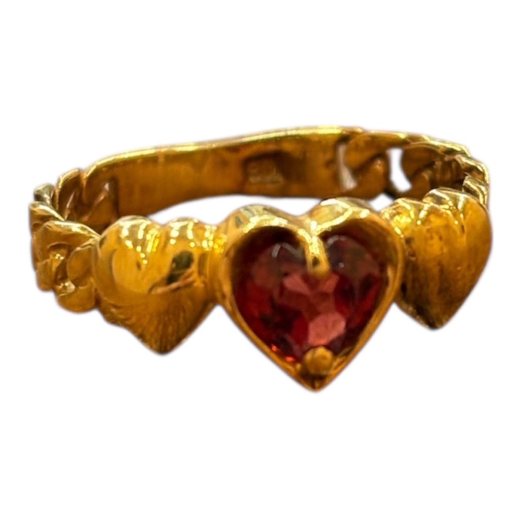 K18 750 リング 石付き