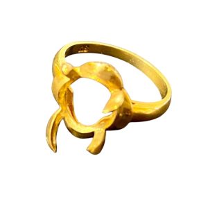 K18 18金 750 石が外れたリング