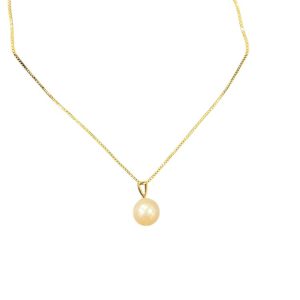 真珠 ネックレス K18 18金 750