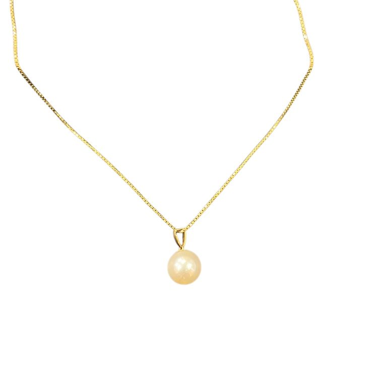 真珠 ネックレス K18 18金 750