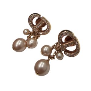 【函館市】Dior CD Navy ピアス パール付き ラインストーン デザインジュエリー 買取実績