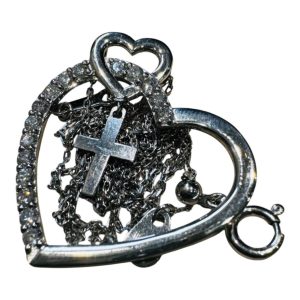 K18WG ホワイトゴールド ネックレス