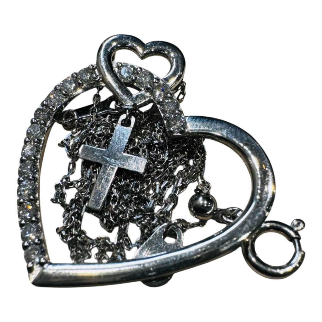 K18WG ホワイトゴールド ネックレス