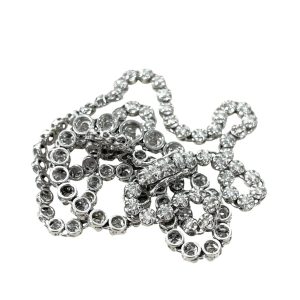 K14WG　14金ホワイトゴールド　ネックレス