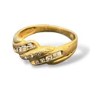 【メレダイヤ リング】K18 18金 750