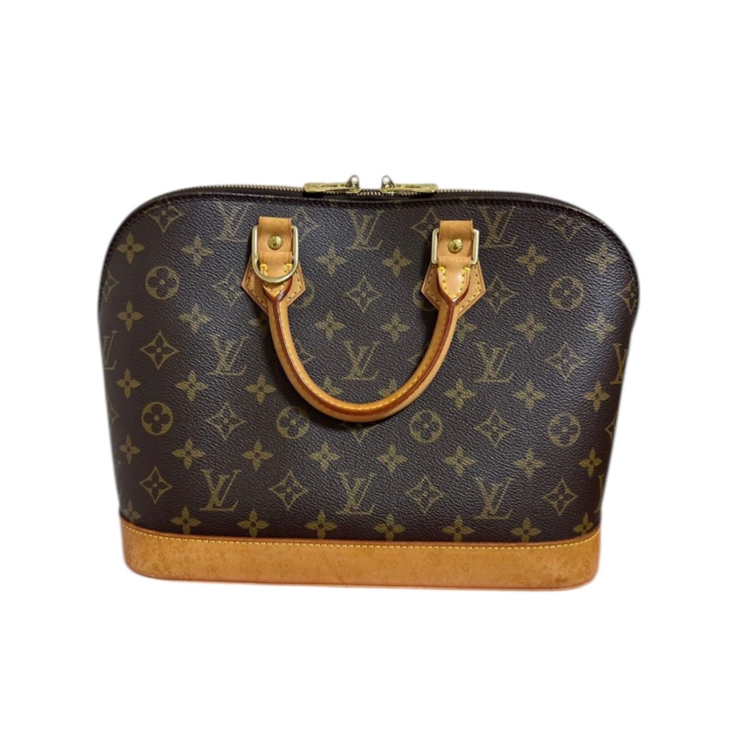 【Louis Vuitton】ルイヴィトン・アルマPM・モノグラム・M51130・: PVCコーティングキャンバス、レザー (ヌメ革)