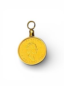 K18コイン　ネックレストップ